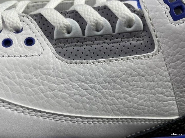 Reps TBK Blue Air Racer Jordan 3 CT8532-145 0813